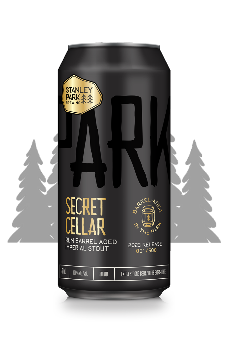 Secret Cellar Rum Barrel Aged Stout 10.5% ABV  - PARKBEER 473ml Tall Can