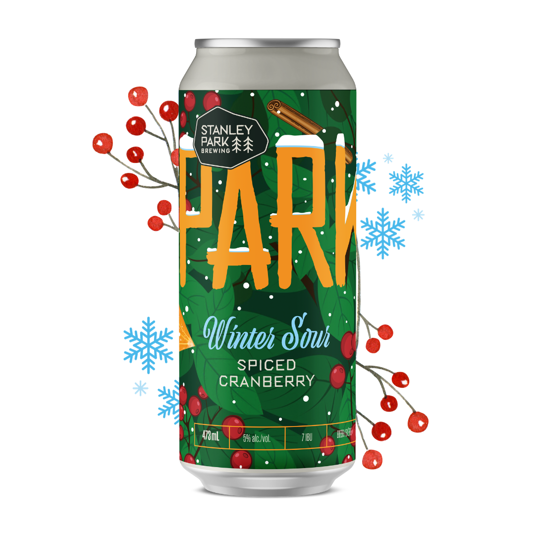 Spiced Cranberry Sour 5% ABV  - PARKBEER 473ml Tall Can
