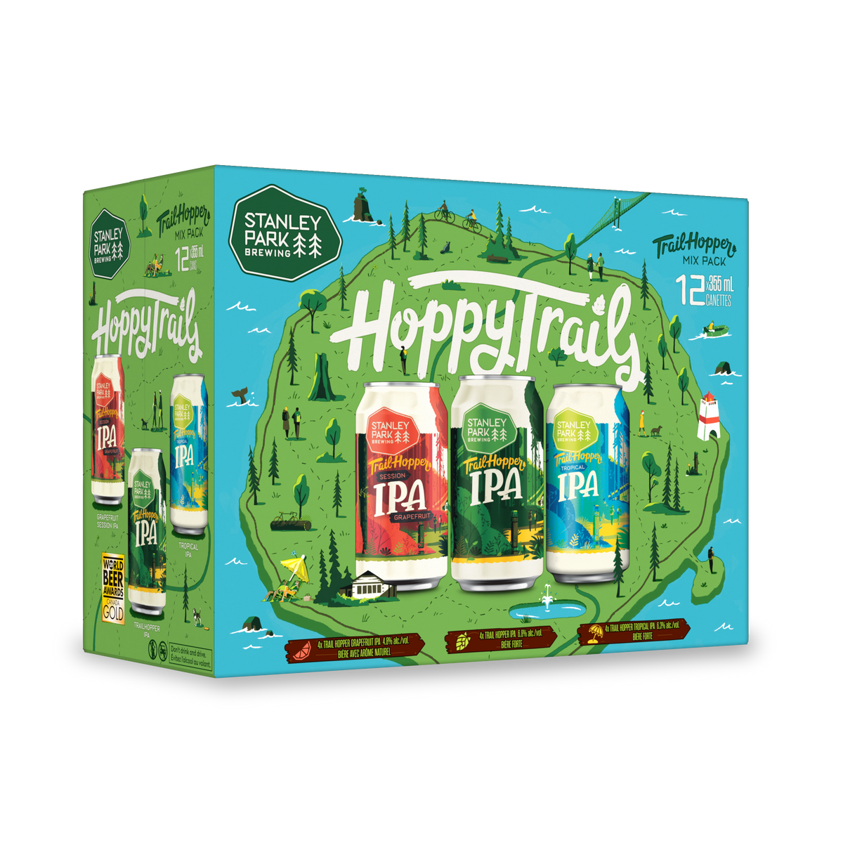 Hoppy Trails Mix Pack - 12x 355ml Cans