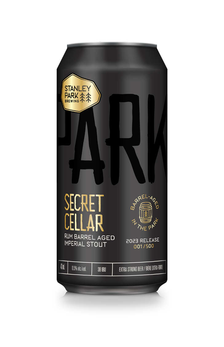 Secret Cellar Rum Barrel Aged Stout 10.5% ABV  - PARKBEER 473ml Tall Can