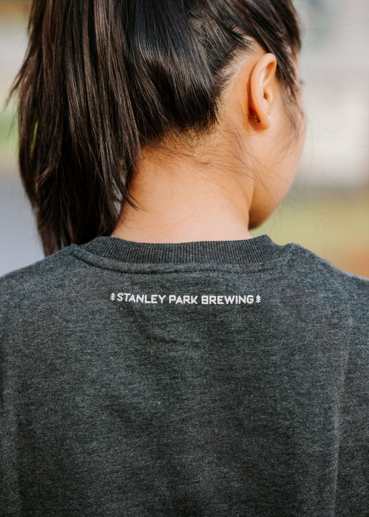 tentree x Stanley Park Brewing PARKBEER Black Crew Neck Unisex Sweatshirt